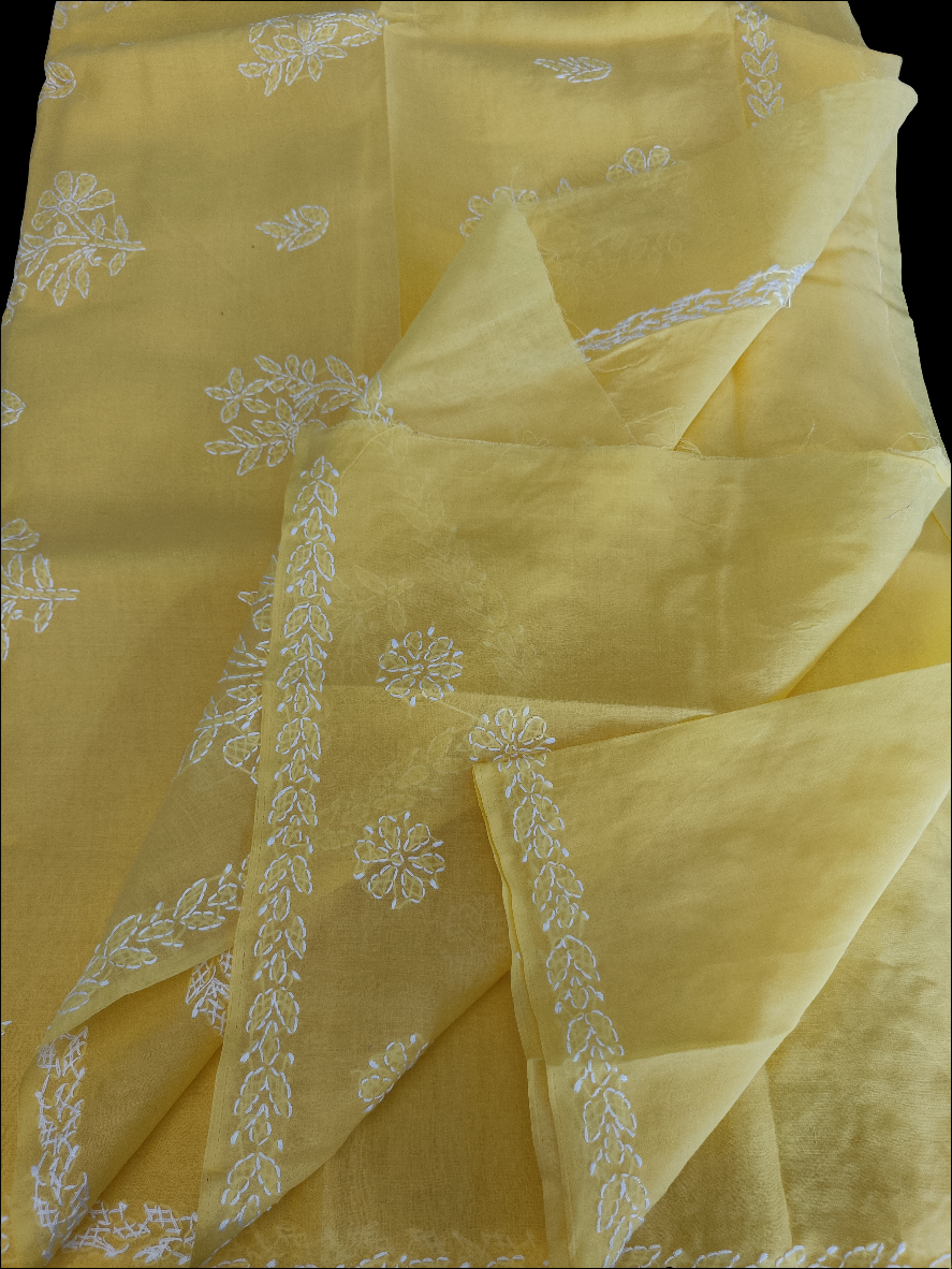 वृषाली - Chikankari Cotton Saree