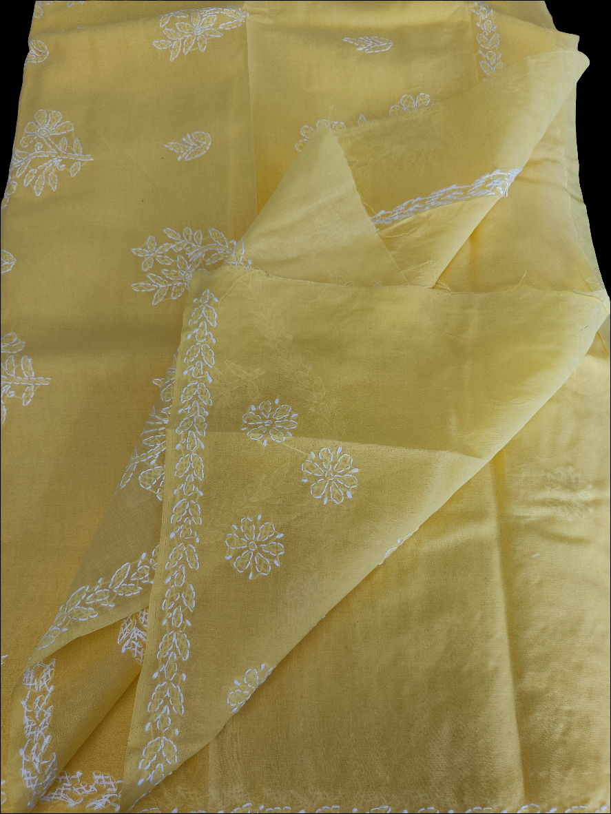 वृषाली - Chikankari Cotton Saree
