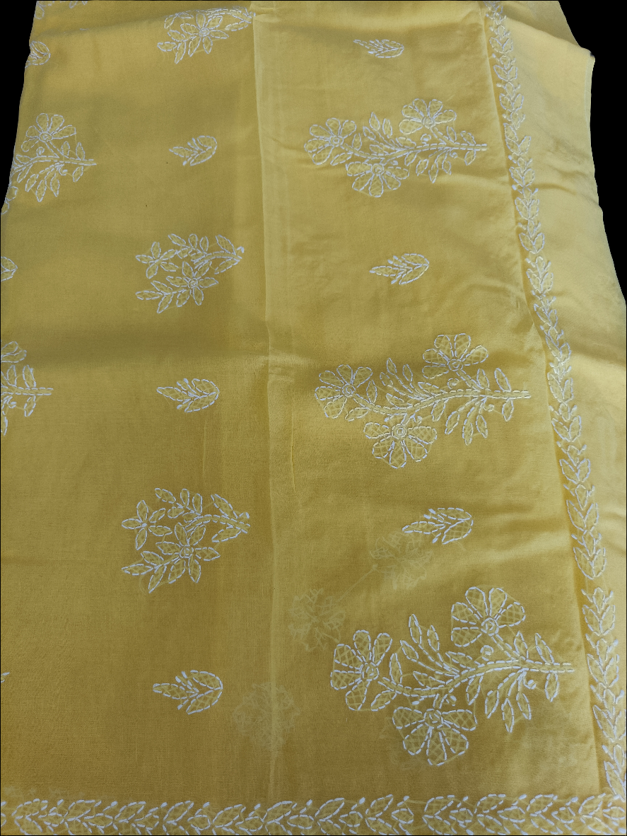वृषाली - Chikankari Cotton Saree