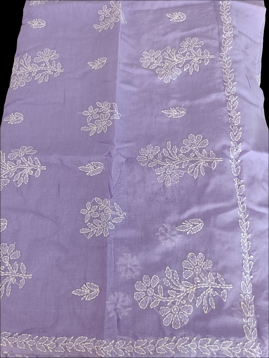 मेघा - Chikankari Cotton Saree