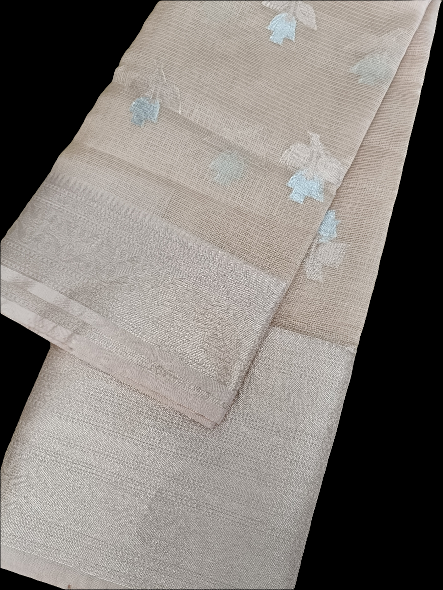 कांचनलता - Gorgeous Kota Doria Saree with Heavy Zari Work