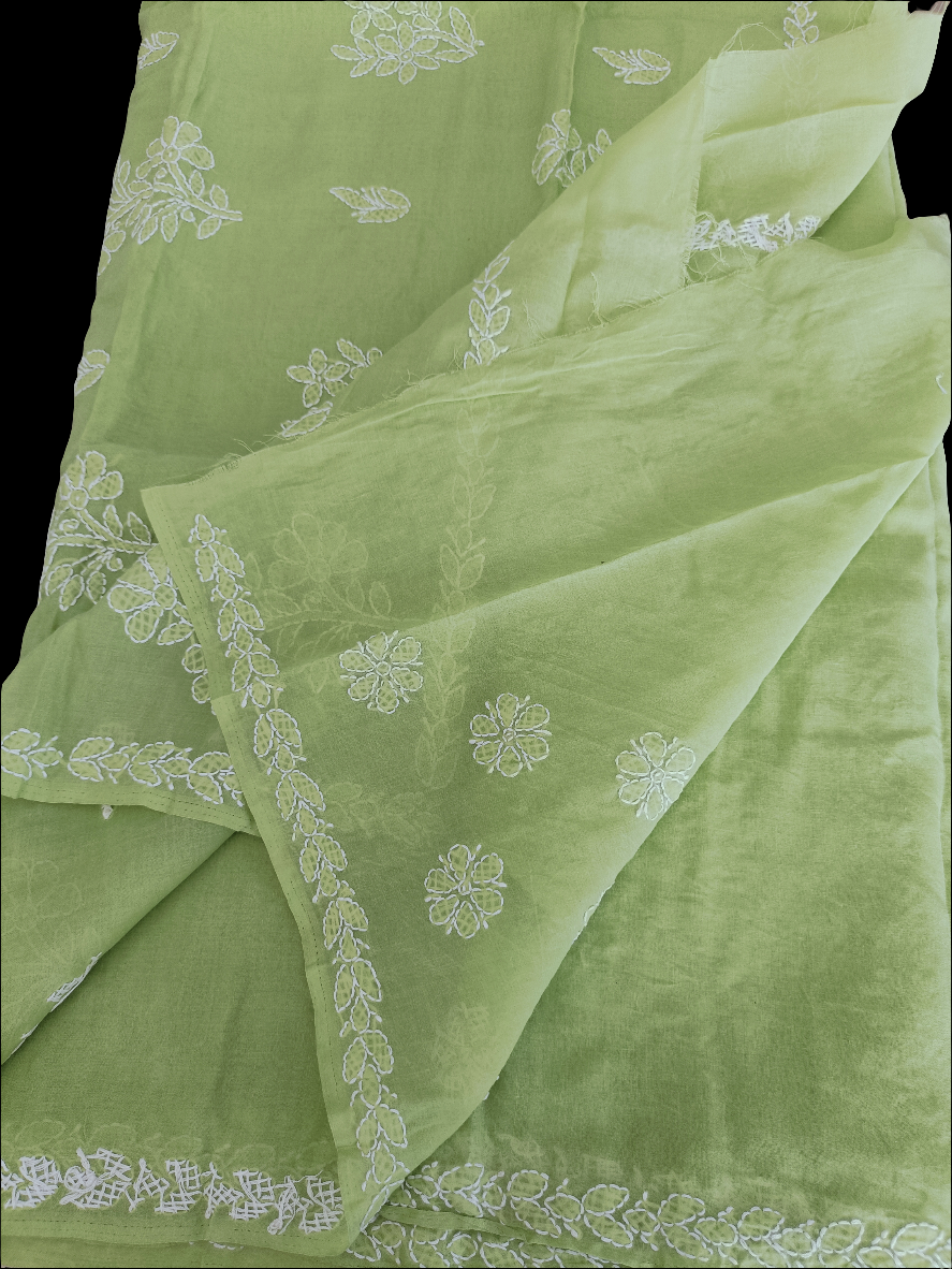 श्रीया - Chikankari Cotton Saree