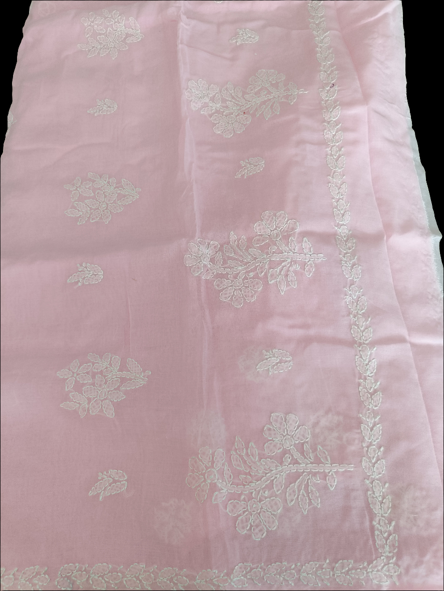 दामिनी - Chikankari Cotton Saree
