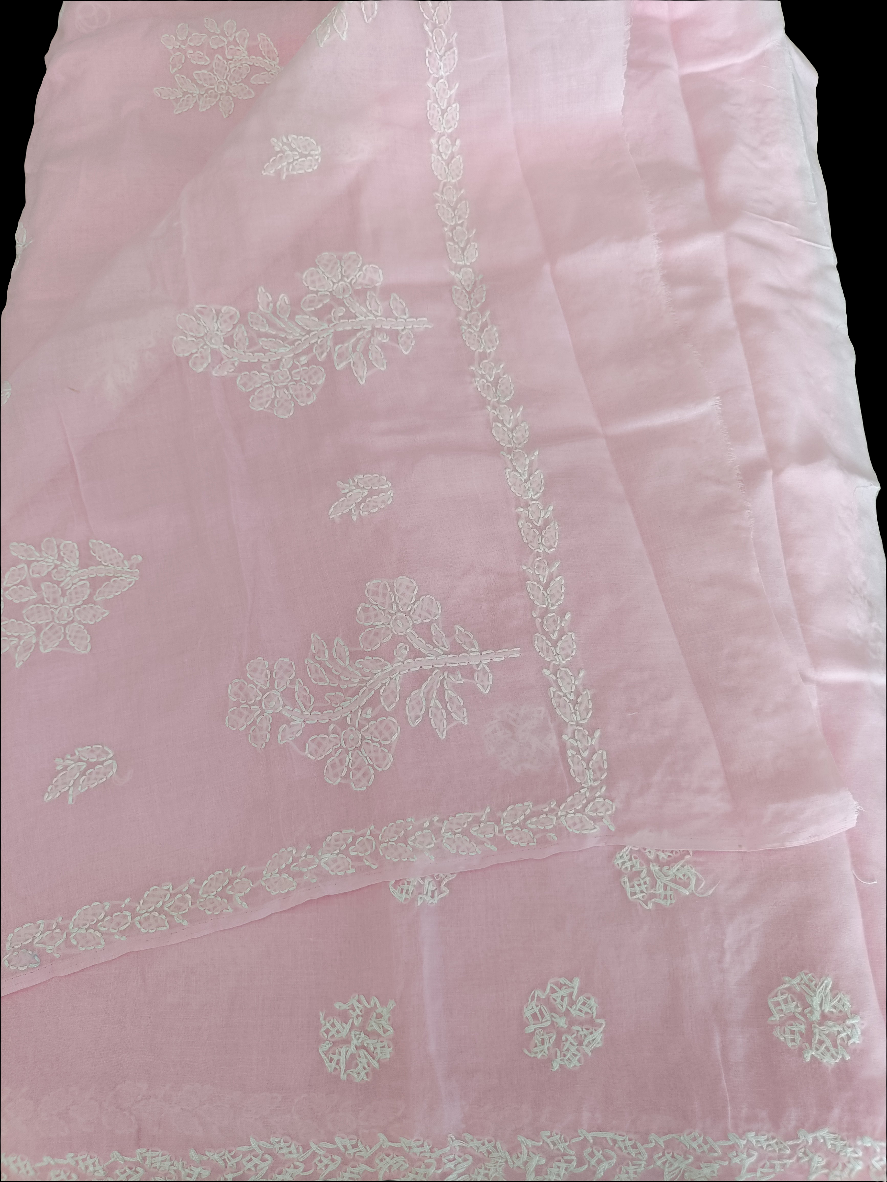 दामिनी - Chikankari Cotton Saree