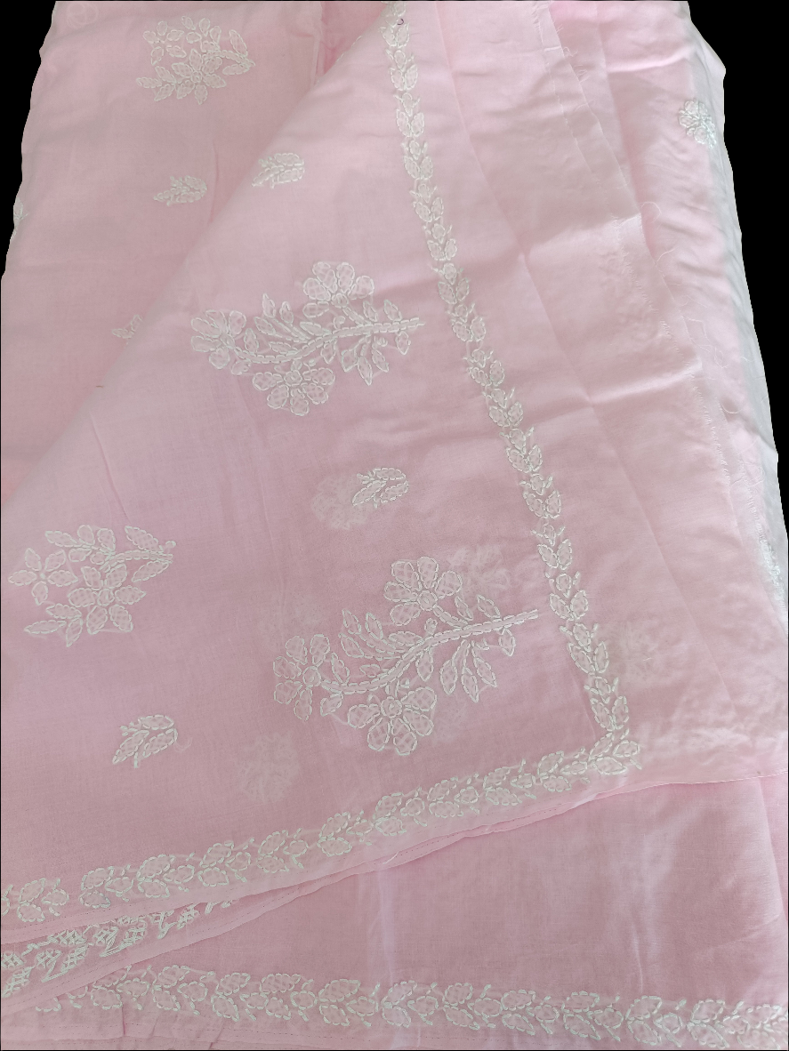 दामिनी - Chikankari Cotton Saree