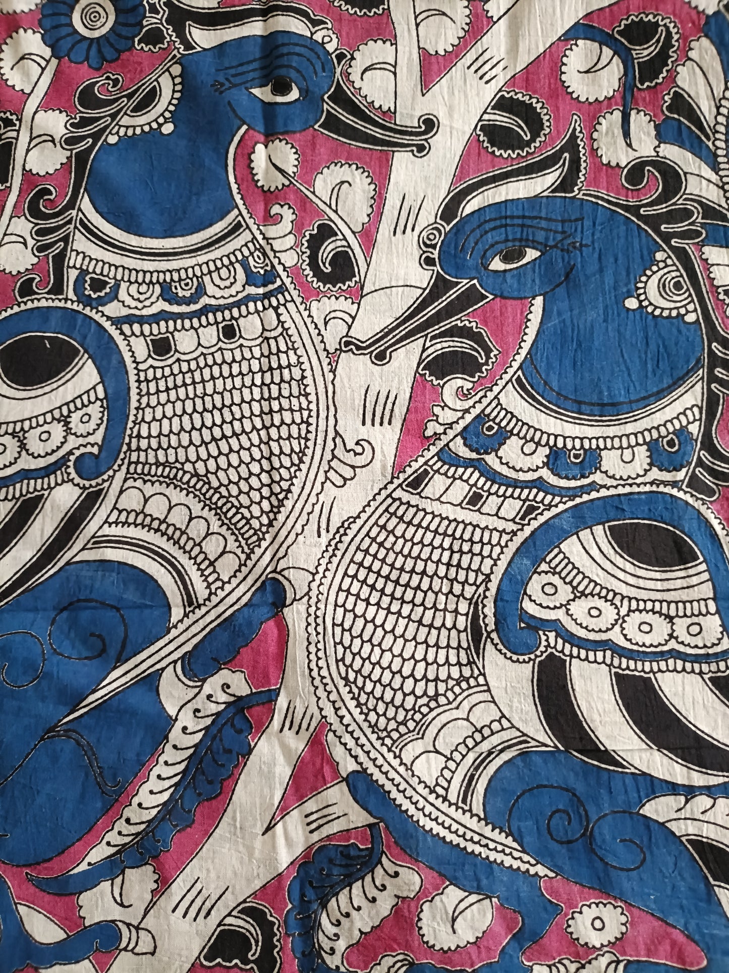 Handmade Kalamkari Mul Cotton Sarees