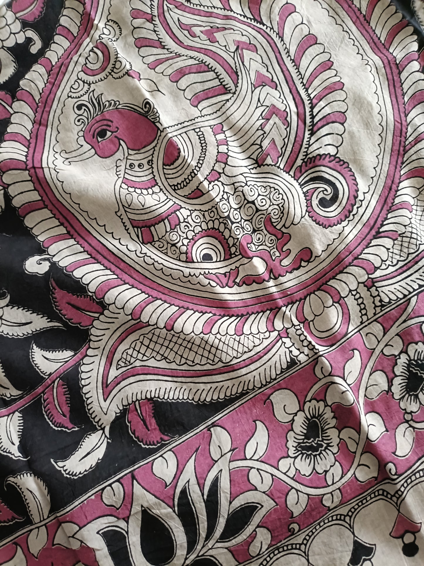 Handmade Kalamkari Mul Cotton Sarees