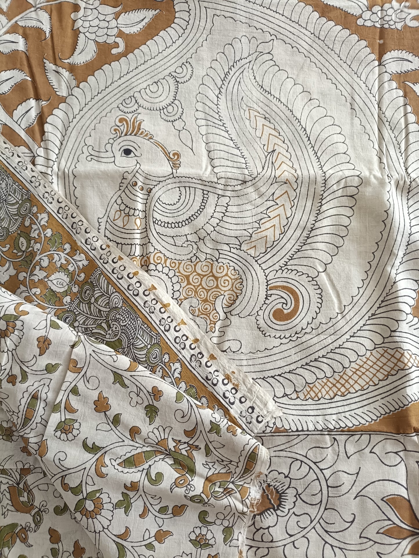 Handmade Kalamkari Mul Cotton Sarees