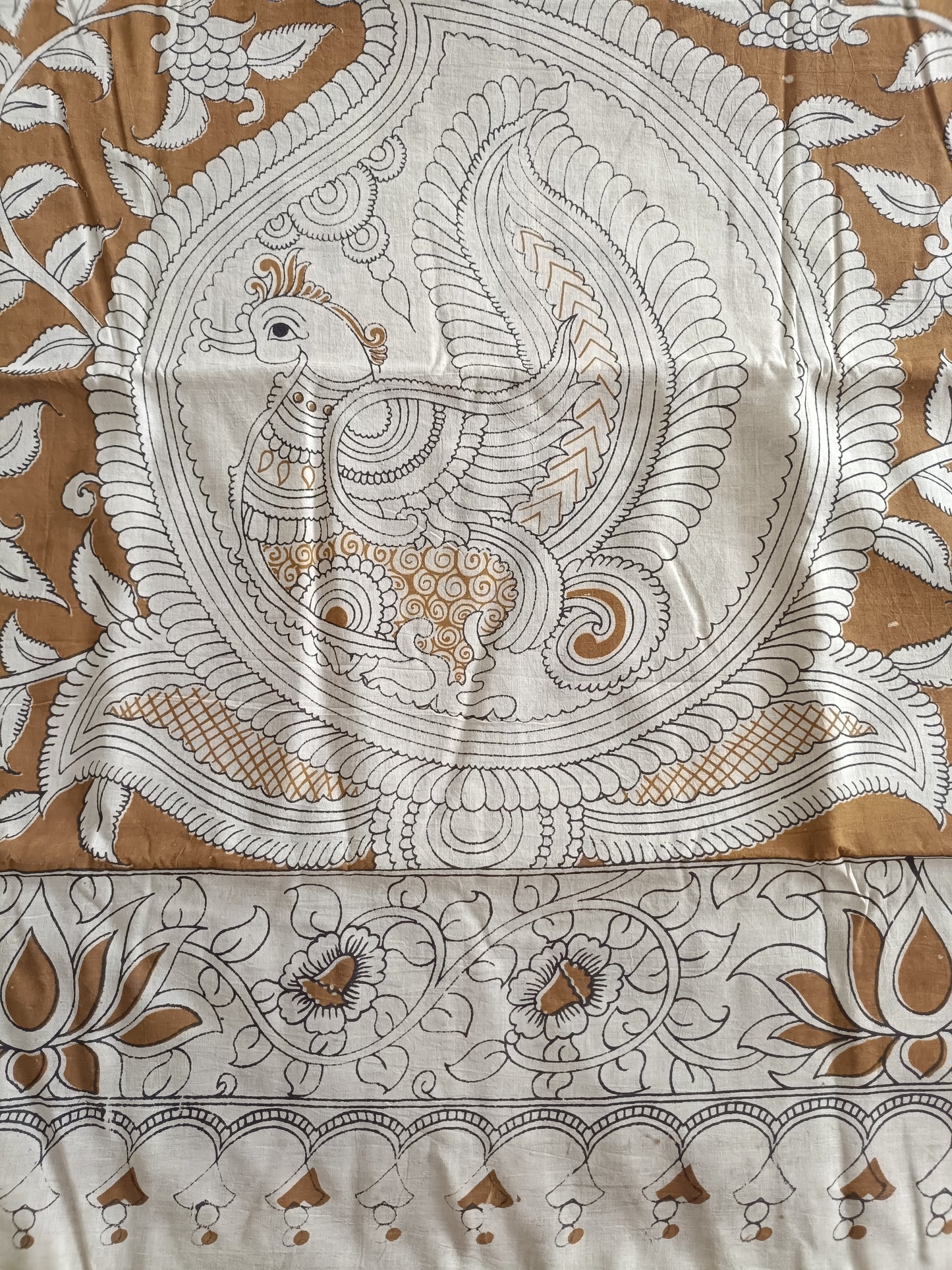 Handmade Kalamkari Mul Cotton Sarees