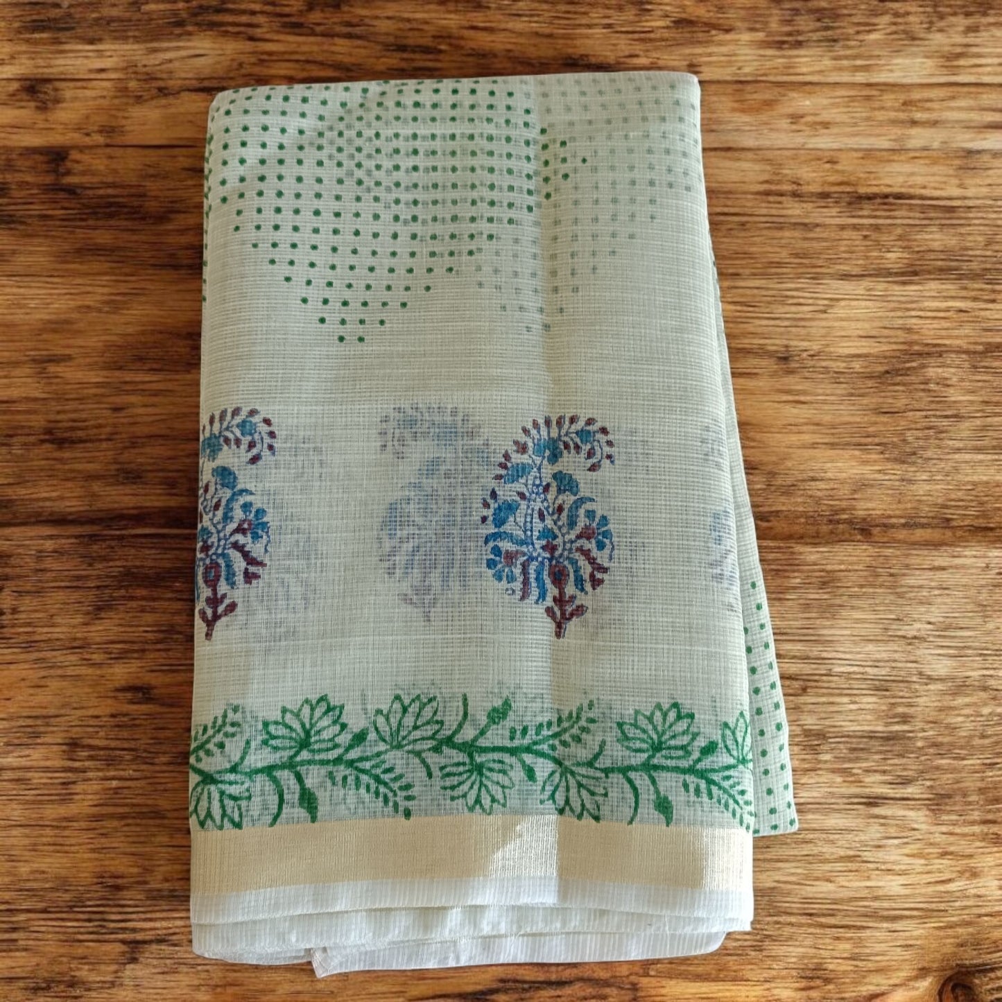 Kota Doria Prints Saree