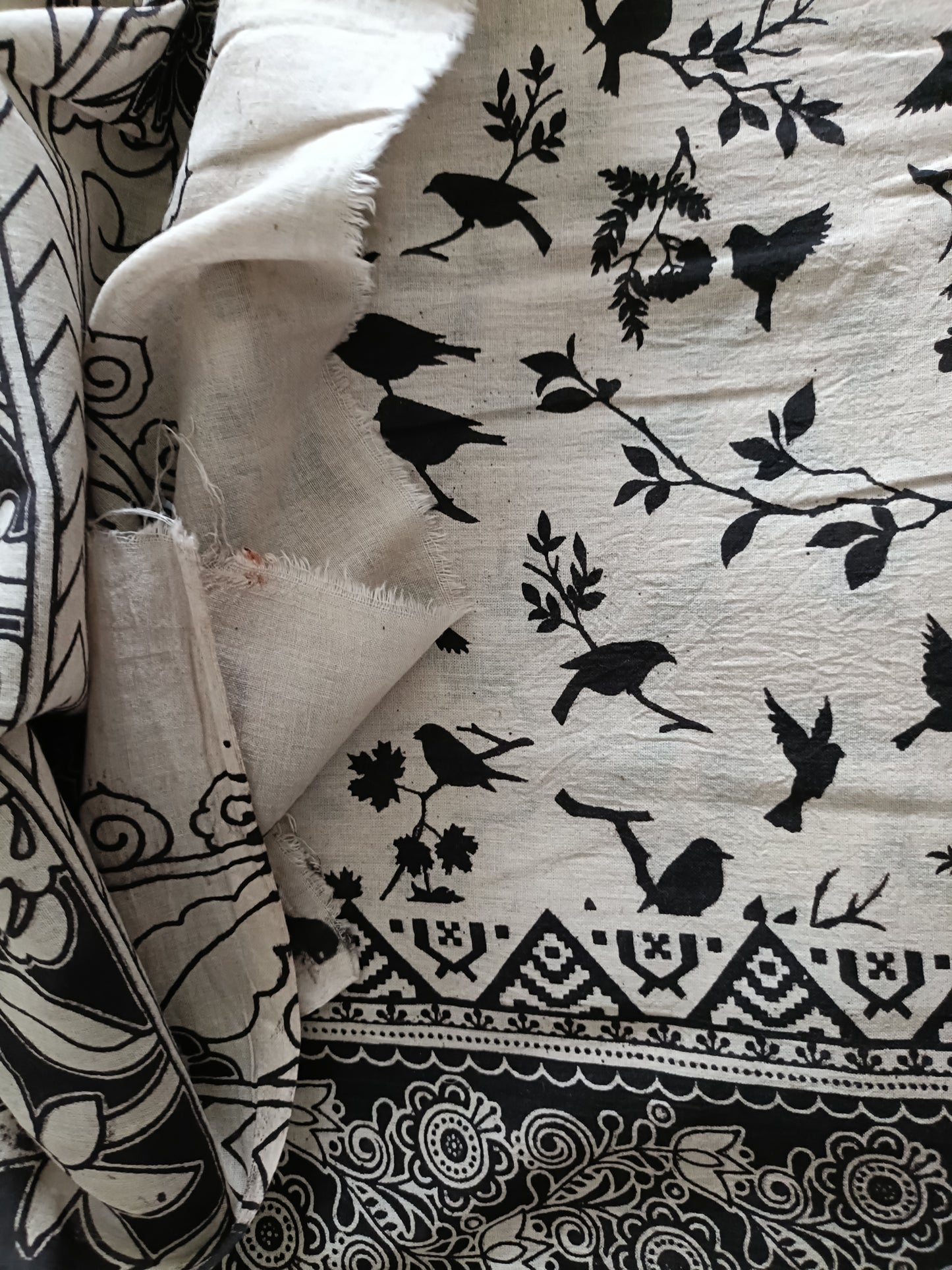 Handmade Kalamkari Mul Cotton Sarees
