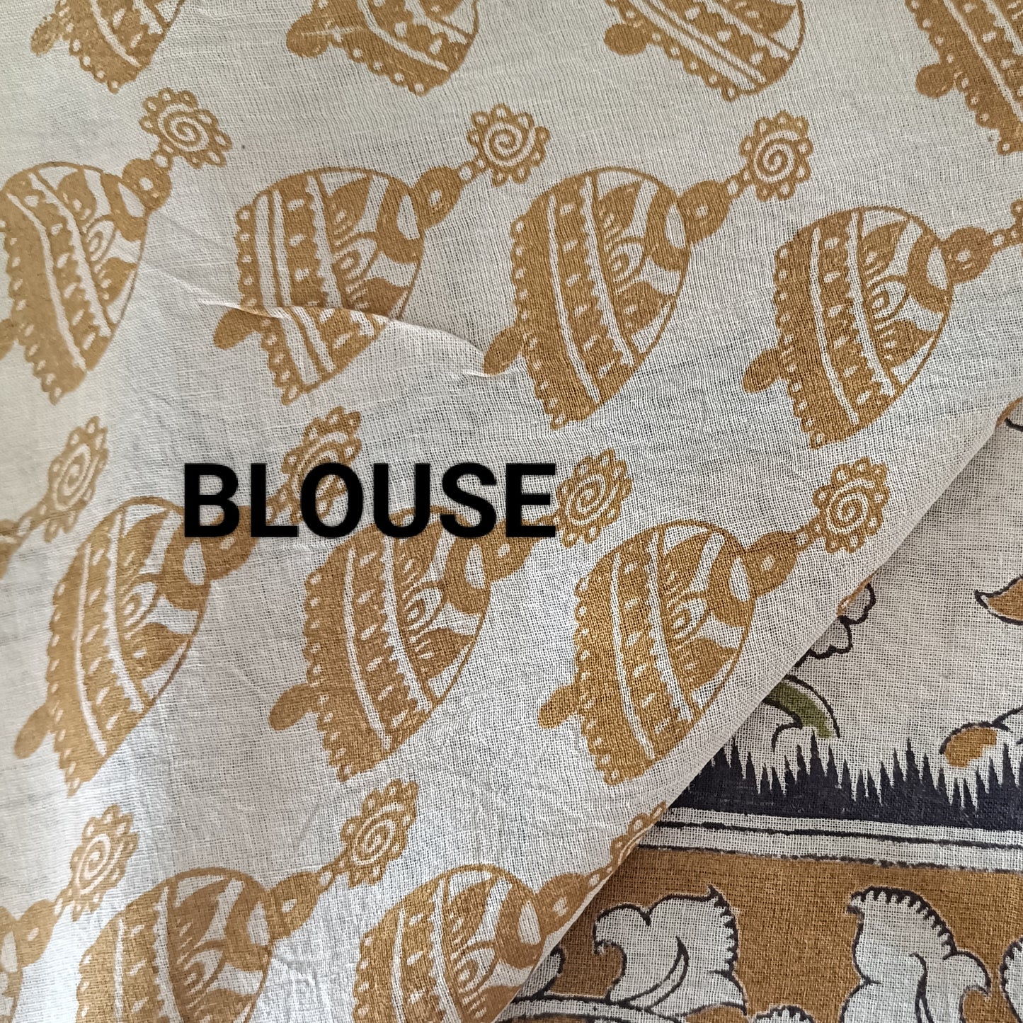 Handmade Kalamkari Mul Cotton Sarees