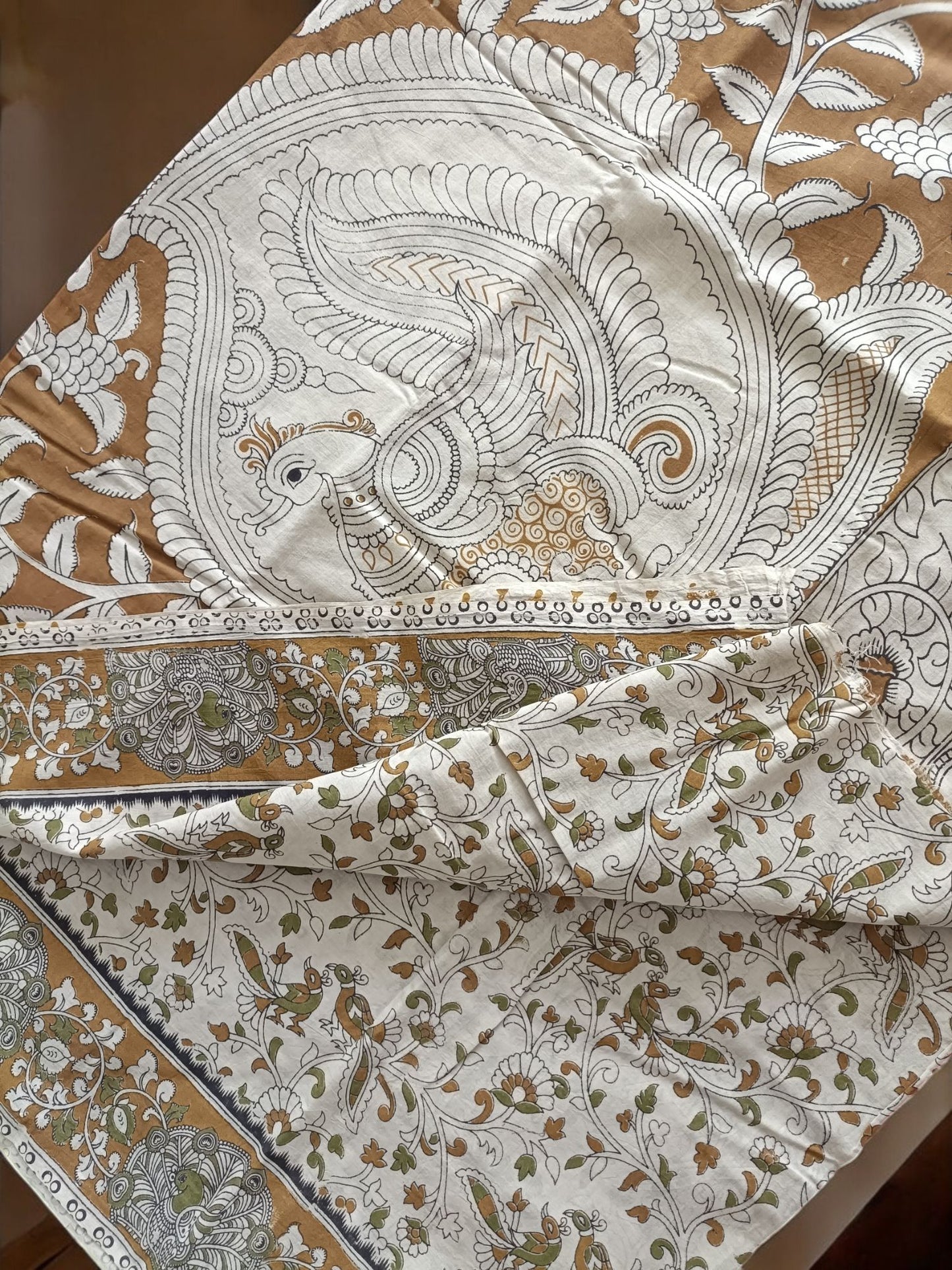 Handmade Kalamkari Mul Cotton Sarees