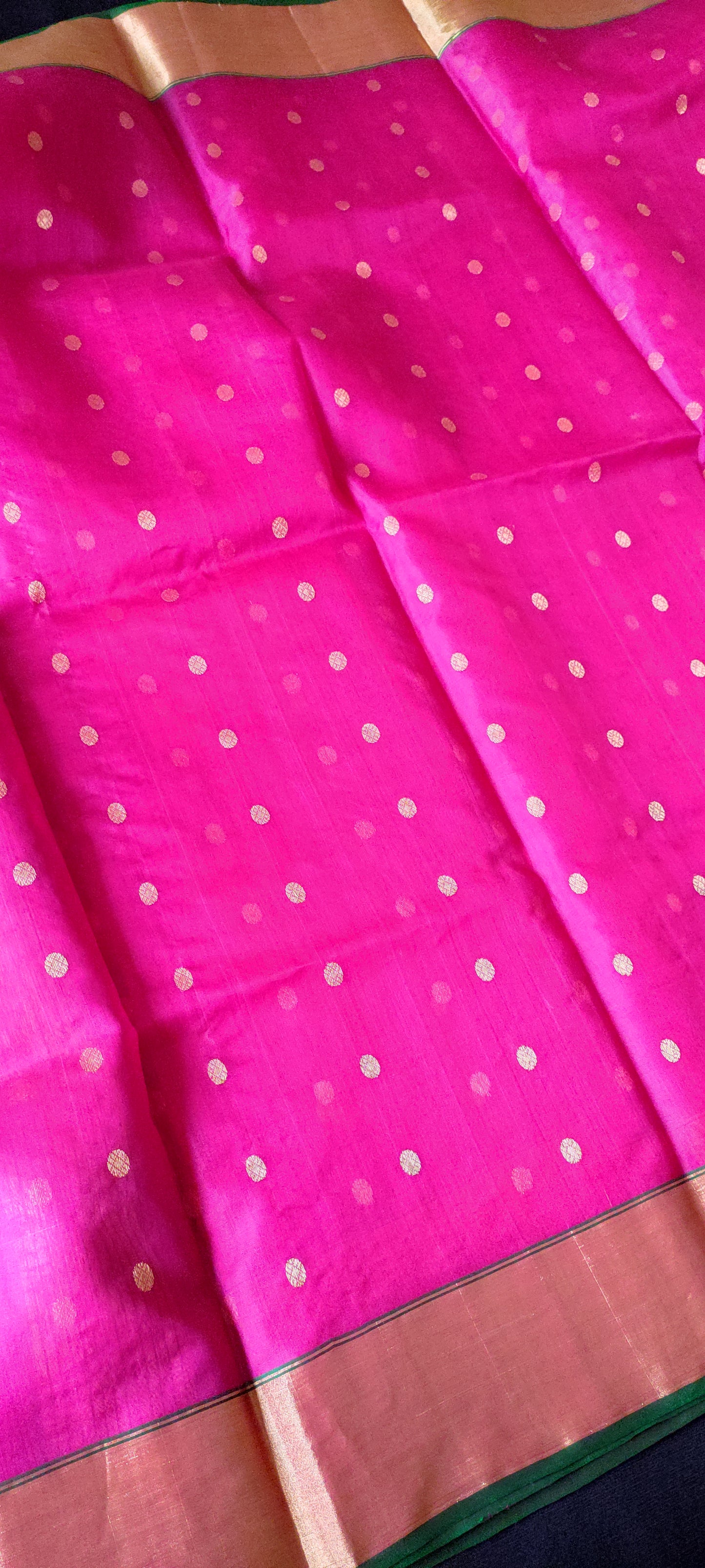 Pure Katan Chanderi Silk Saree