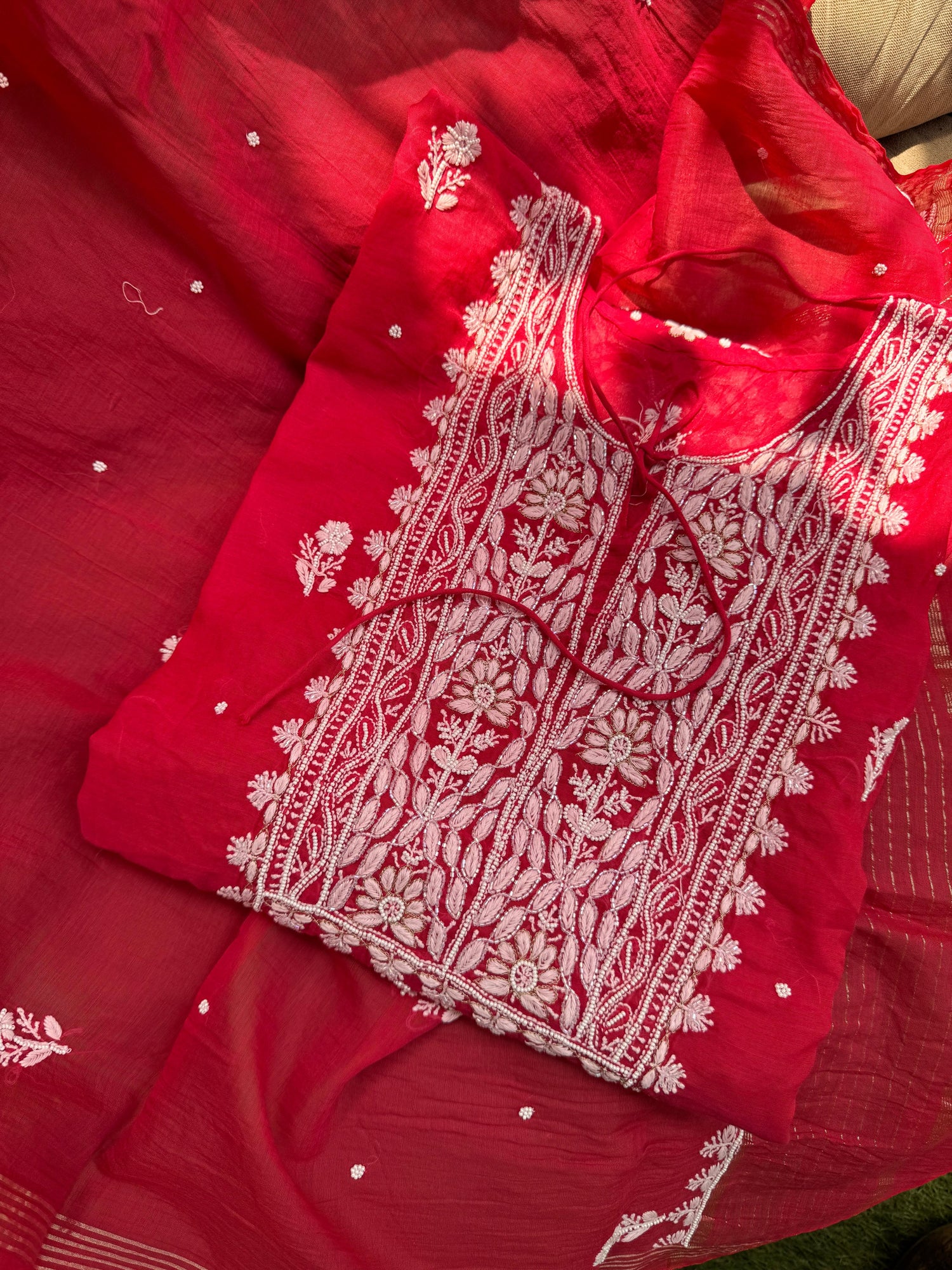 Chikankari on Apparel