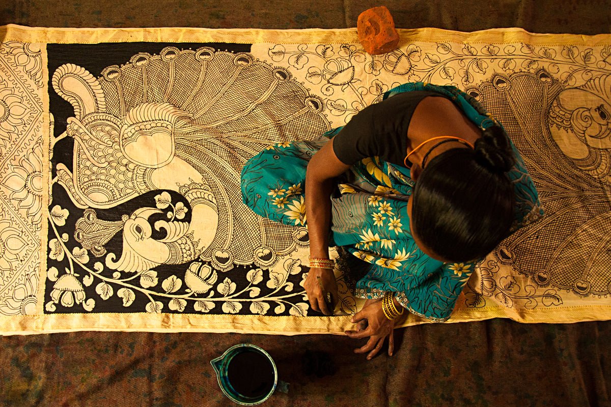 Kalamkari on Textile