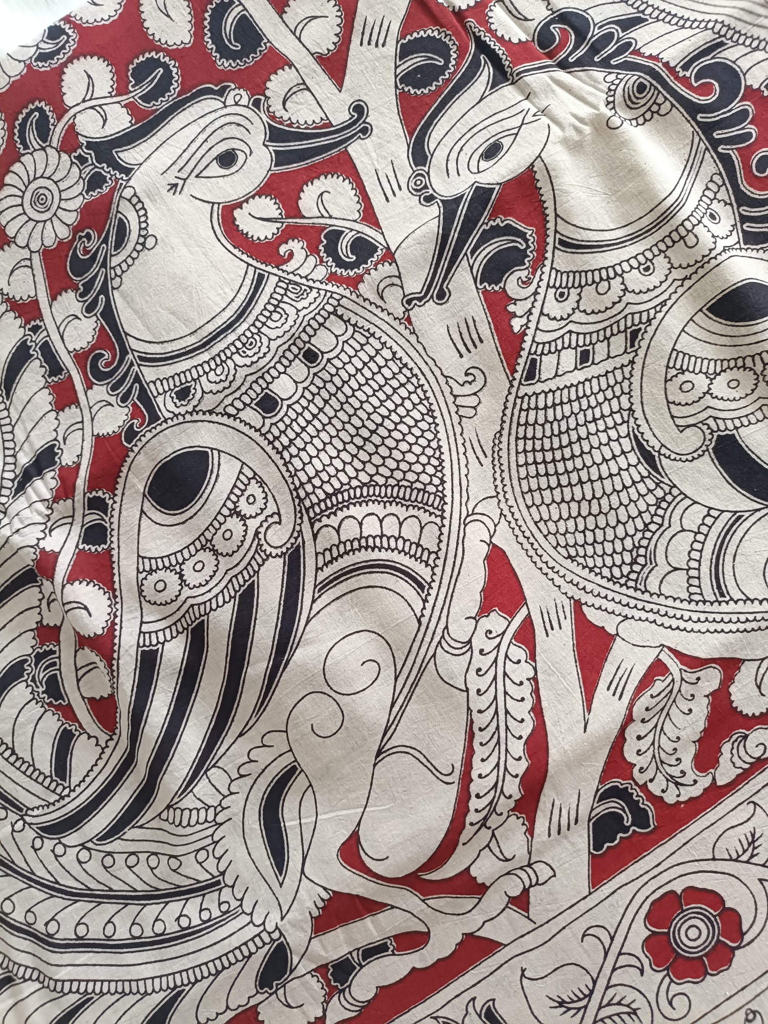 Kalamkari on Saree