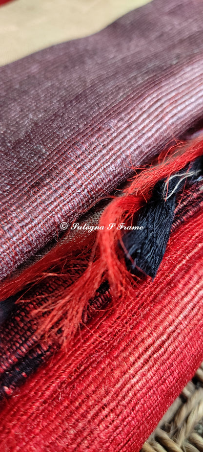Handwoven Bhagalpur Ghitcha Tussar Silk Saree