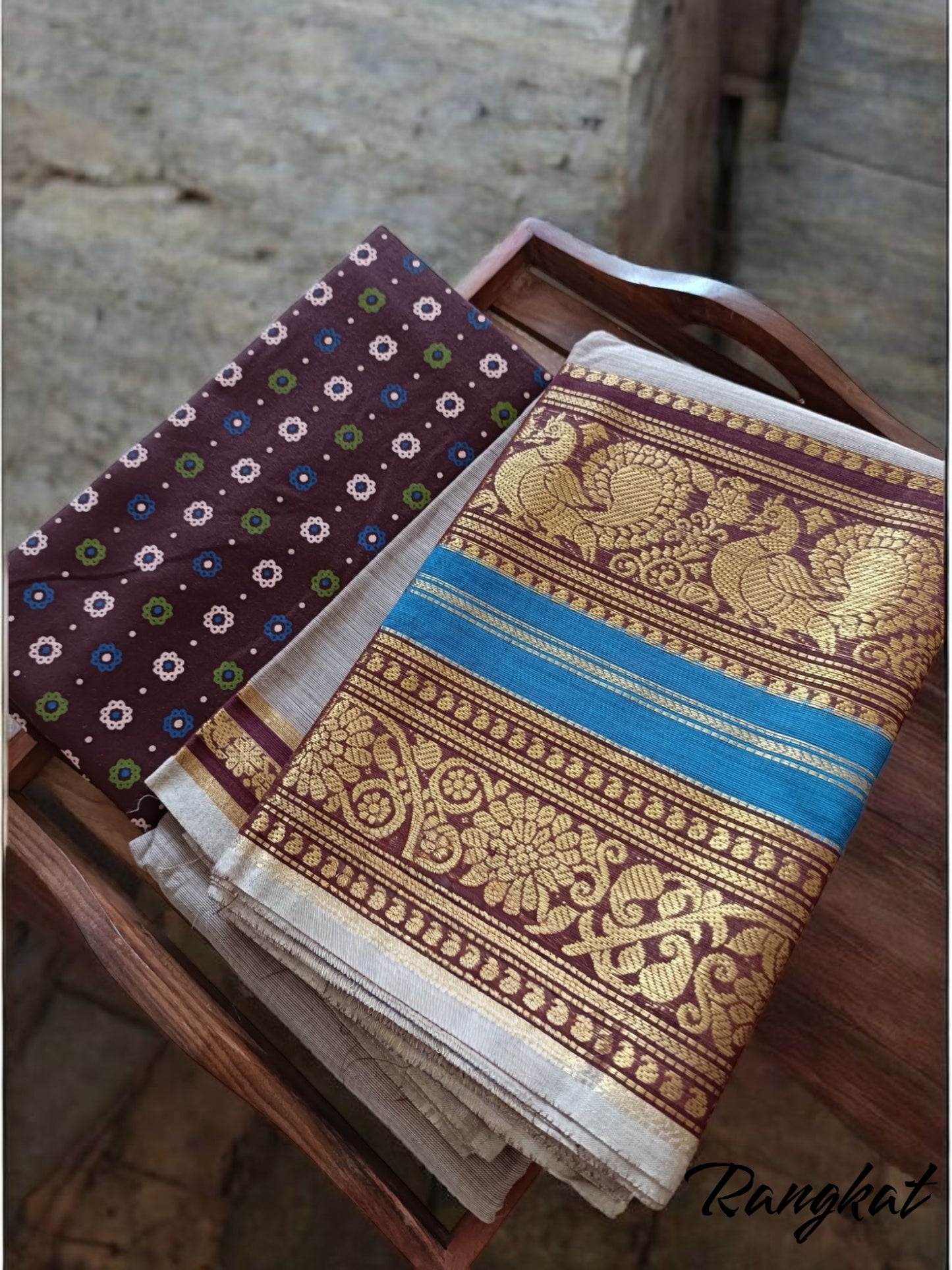 कोमल | Komal - Traditional Chettinadu South Cotton Saree - Saree | Tags: South Cotton