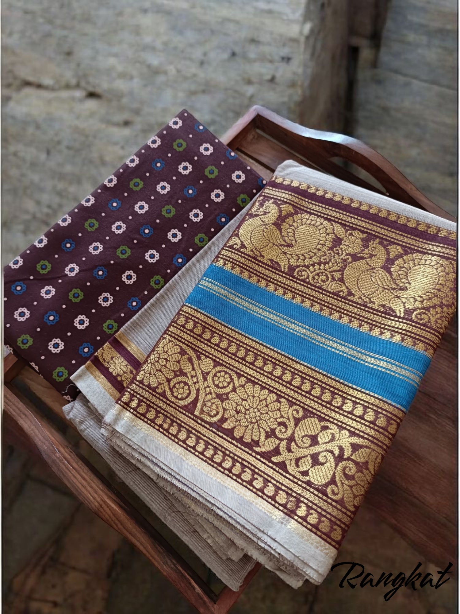 कोमल | Komal - Traditional Chettinadu South Cotton Saree - Saree | Tags: South Cotton