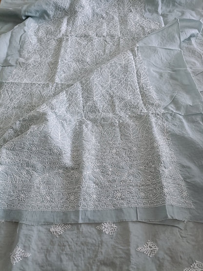Chikankari Cotton Apparel Kurta Fabric