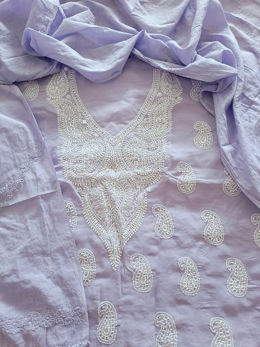 Handcrafted Chikankari Full Apparel Suit set
