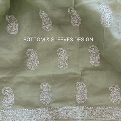 Handcrafted Chikankari Full Apparel Suit set