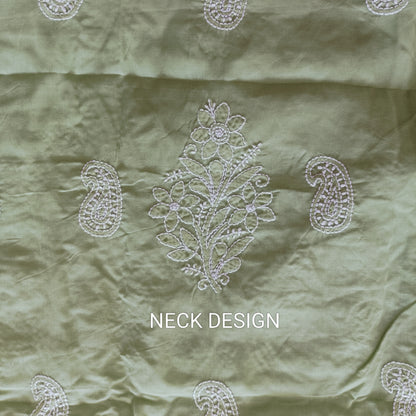 Handcrafted Chikankari Full Apparel Suit set