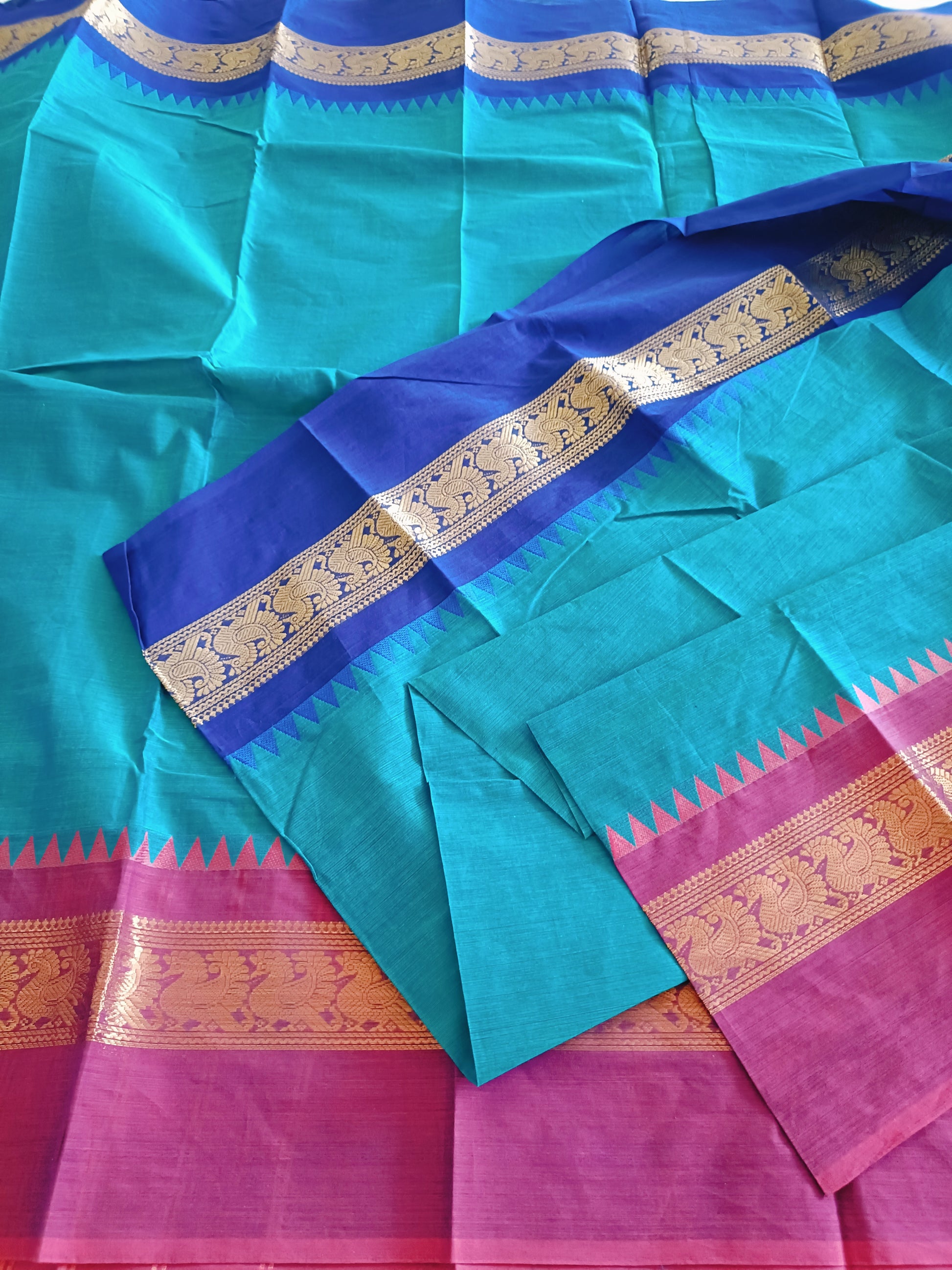 चारु | Charu - Traditional Kanchi South Cotton Saree - Saree | Tags: South Cotton