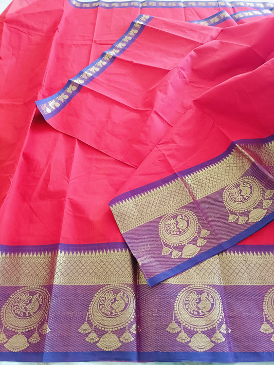 à¤°à¥‚à¤ªà¤² | Rupal - Traditional Kanchi South Cotton Saree - Saree | Tags: South Cotton