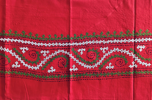 कुसुमारुणा - Pure Cotton Kutchi Cotton Fabric Blouse - Fabric | Tags: Kutchi Cotton Fabric Blouse
