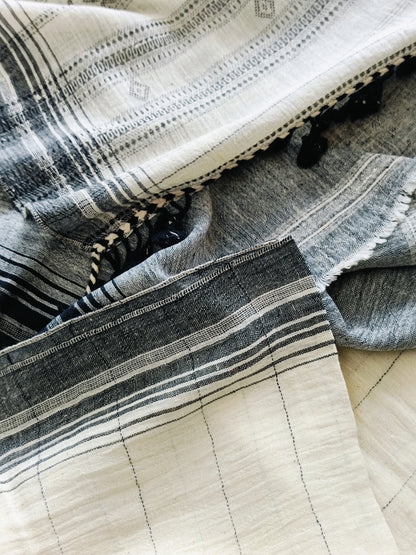 सांचा - Pure Handwoven Kala Cotton Saree - Sustainable l Organic l Ethical