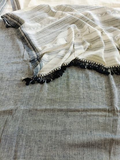 Handwoven Kala Cotton Saree