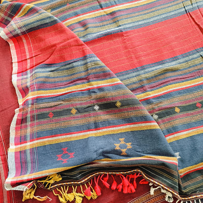 प्रकृति - Pure Handwoven Kala Cotton Saree - Sustainable l Organic l Ethical