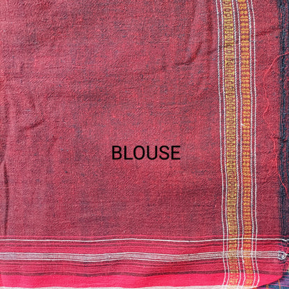 प्रकृति - Pure Handwoven Kala Cotton Saree - Sustainable l Organic l Ethical