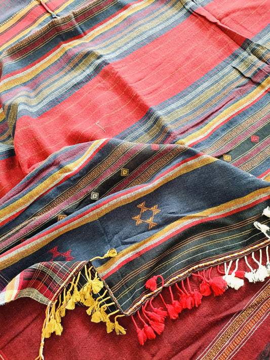 प्रकृति - Pure Handwoven Kala Cotton Saree - Sustainable l Organic l Ethical
