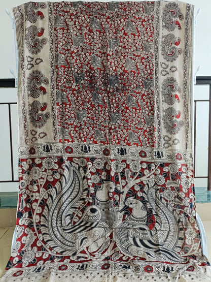 शिल्पिका - Pure Kota Handloom Cotton Handcrafted Kalamkari Saree