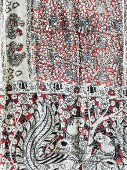 शिल्पिका - Pure Kota Handloom Cotton Handcrafted Kalamkari Saree