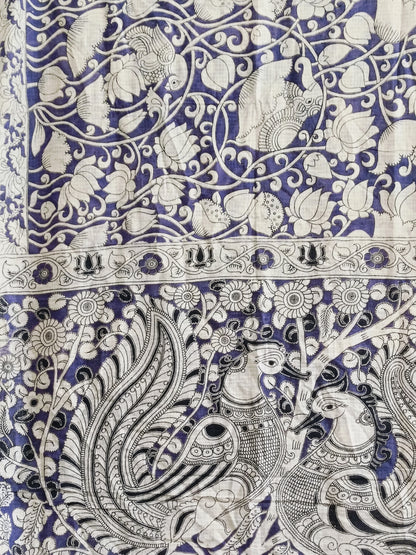 सिता - Pure Kota Handloom Cotton Handcrafted Kalamkari Sareep