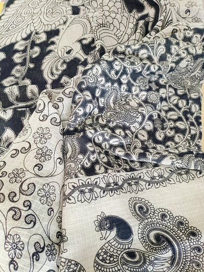 रूपिका - Pure Kota Handloom Cotton Handcrafted Kalamkari Saree