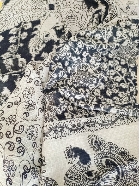 रूपिका - Pure Kota Handloom Cotton Handcrafted Kalamkari Saree