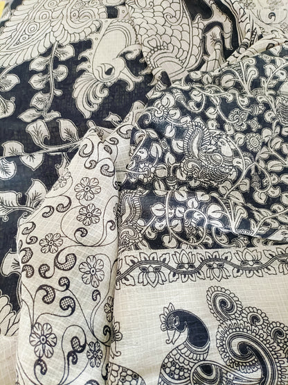 रूपिका - Pure Kota Handloom Cotton Handcrafted Kalamkari Saree