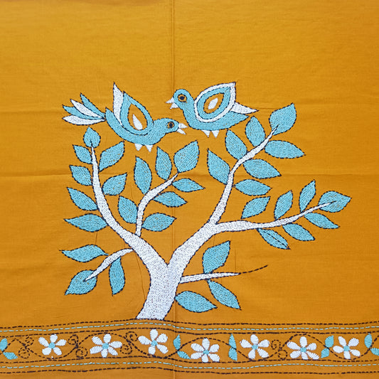 अन्विता – Designer Kantha Stitch Blouse Fabric