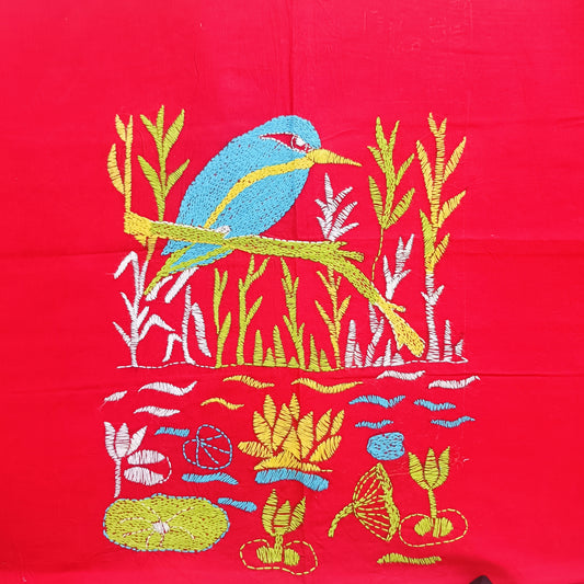 दिव्या – Designer Kantha Stitch Blouse Fabric