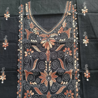 रजनी – Pure Cotton Kantha Stitch Kurta Fabric