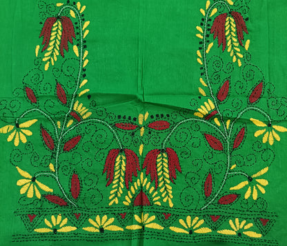 प्राची – Designer Kantha Stitch Blouse Fabric