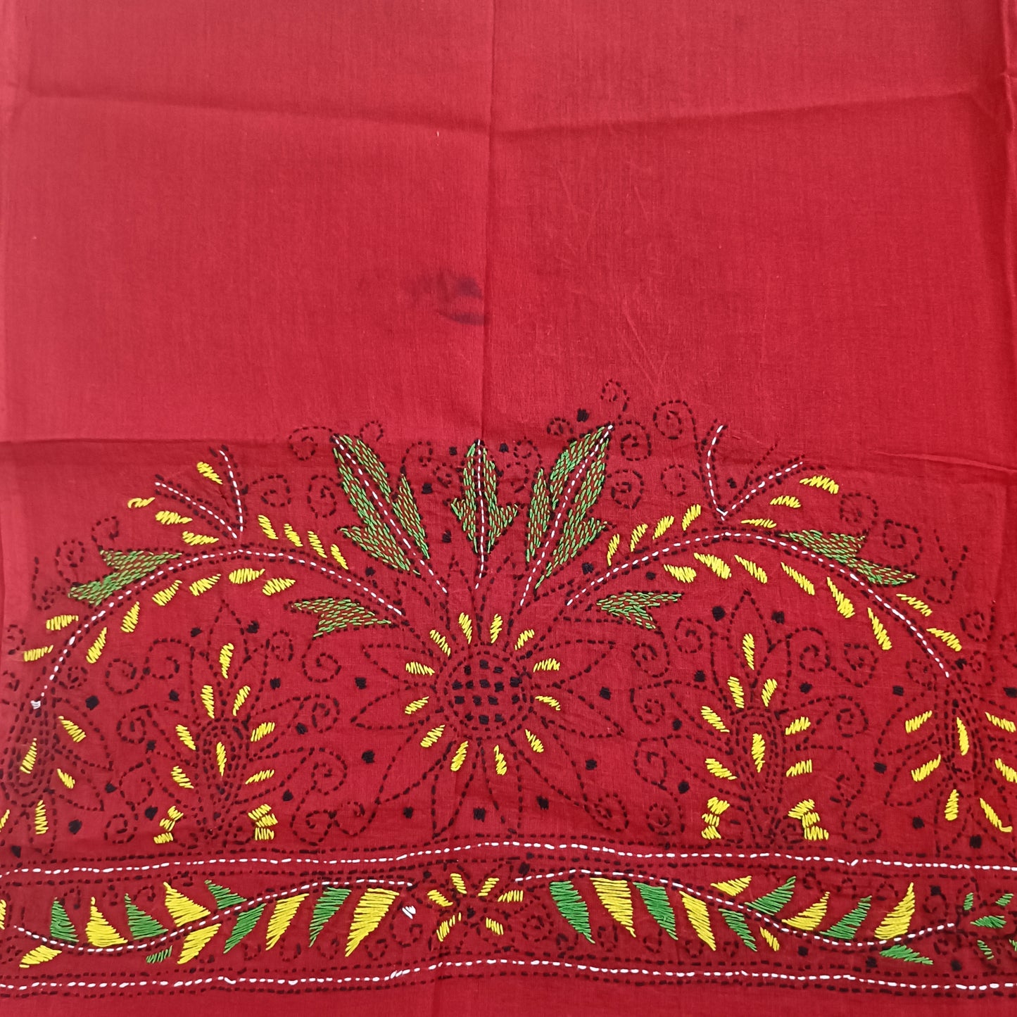 वसुंधरा – Designer Kantha Stitch Blouse Fabric