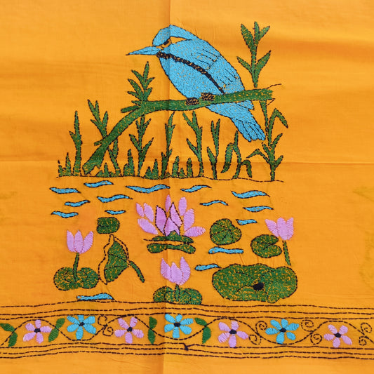 कविता – Designer Kantha Stitch Blouse Fabric