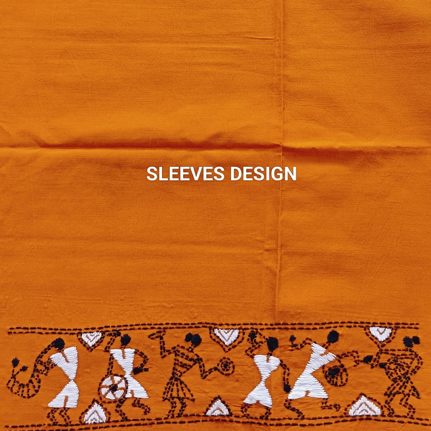 Designer Kantha Stitch Blouse Fabric