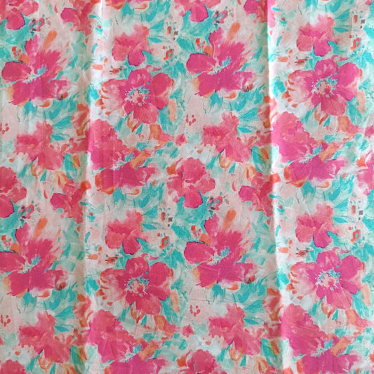 Premium Glaze Cotton Unstitched Blouse Fabric Assorted